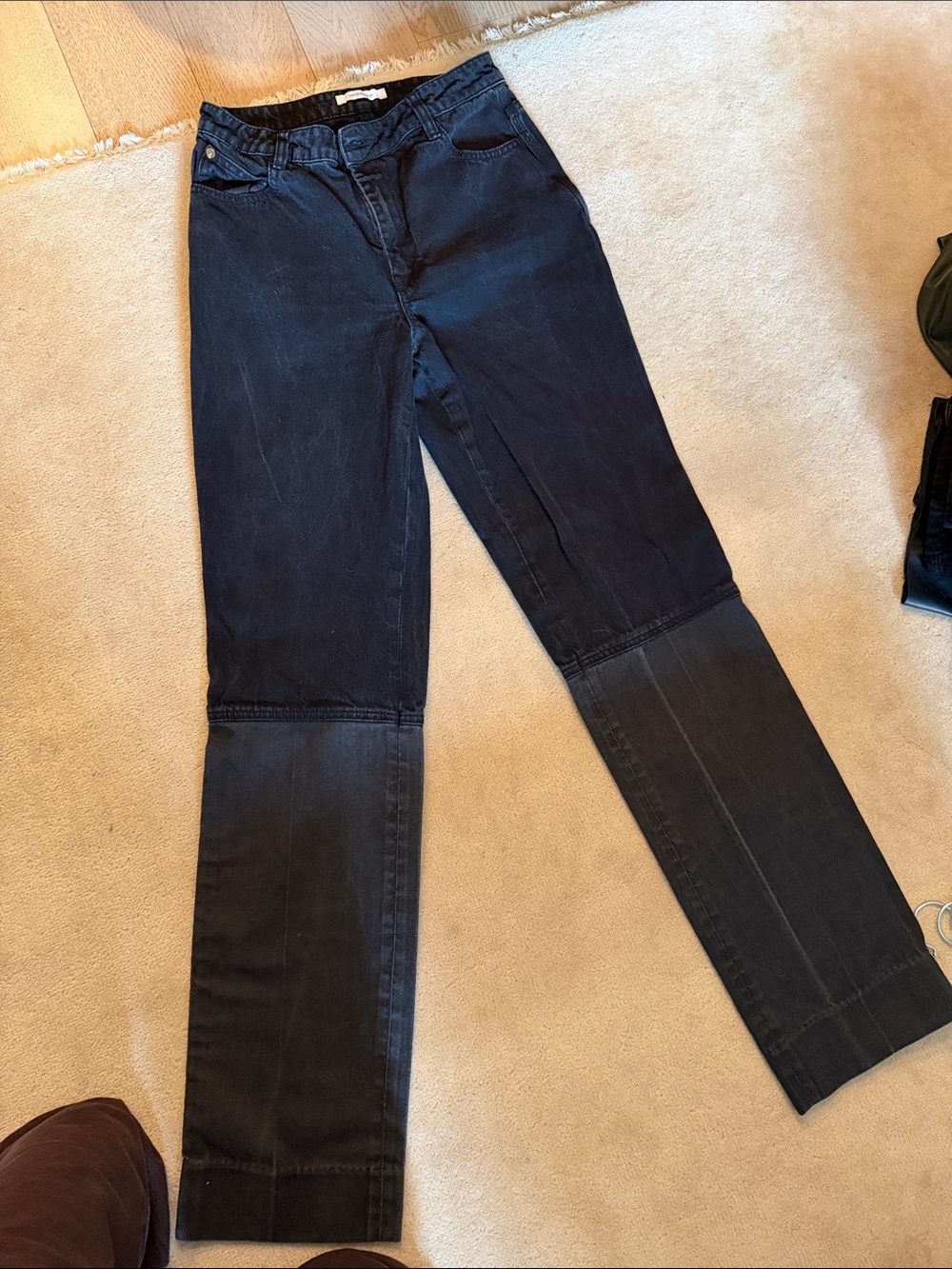 Zimmerman Women’s Black Straight-Leg Jeans